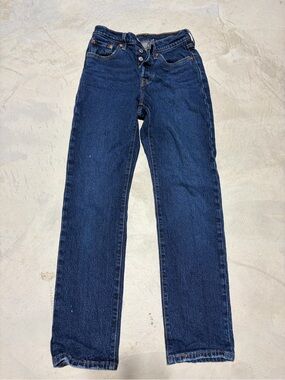 Levi’s 501 Dark Blue Denim Jeans 25 x 30